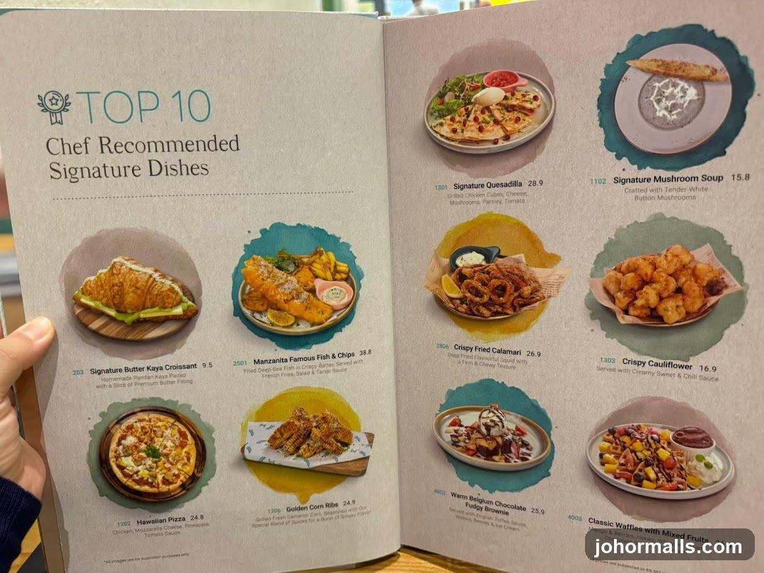 Top 10 Chef Recommended Signature Dishes
