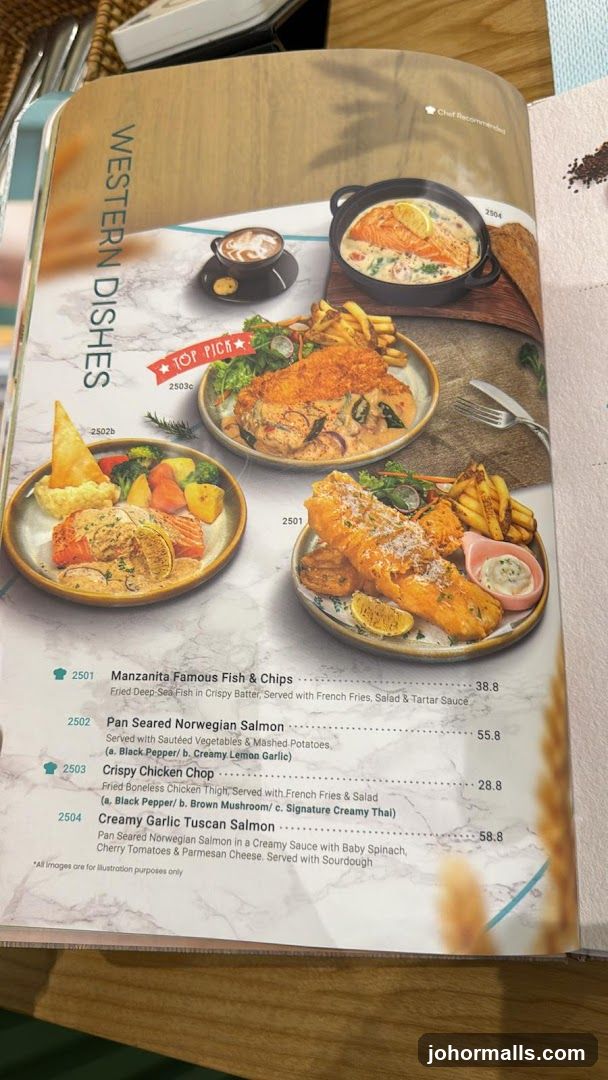Western Dishes Section