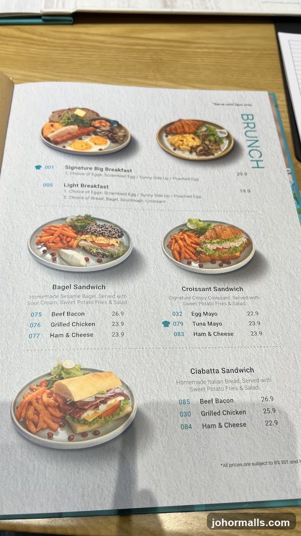 Brunch Menu