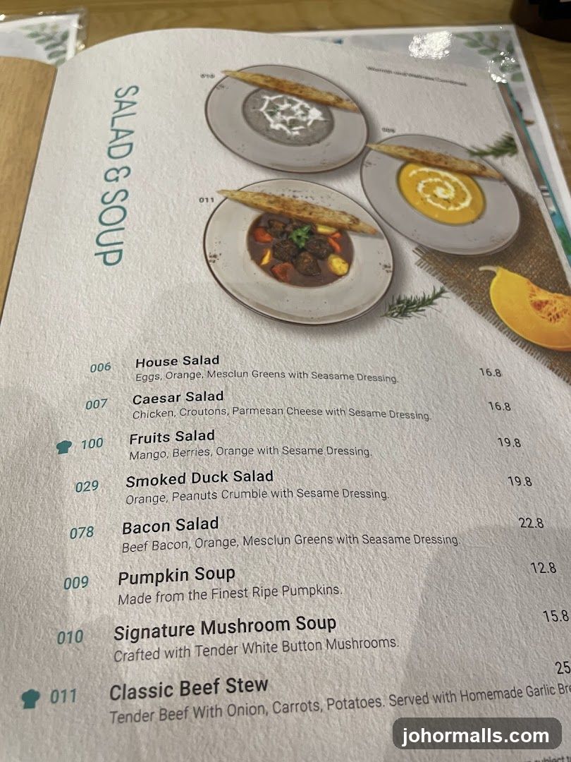 Salad & Soup Section