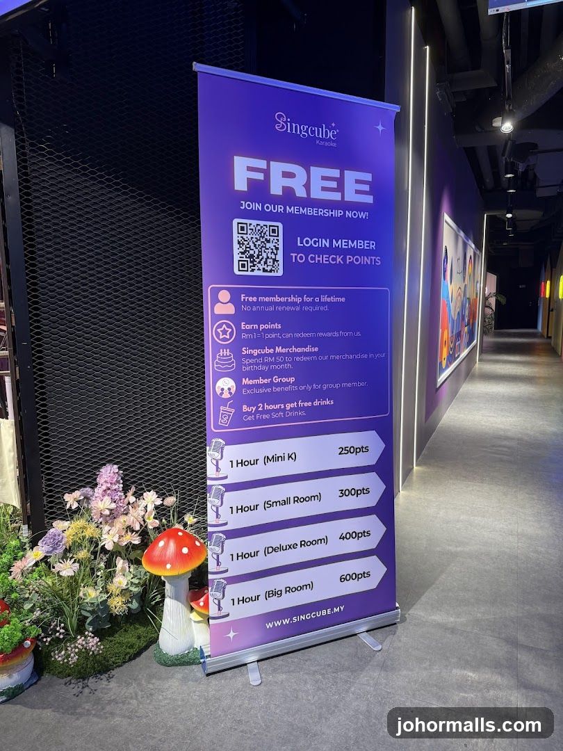 Singcube Klang Valley Promotion Stand