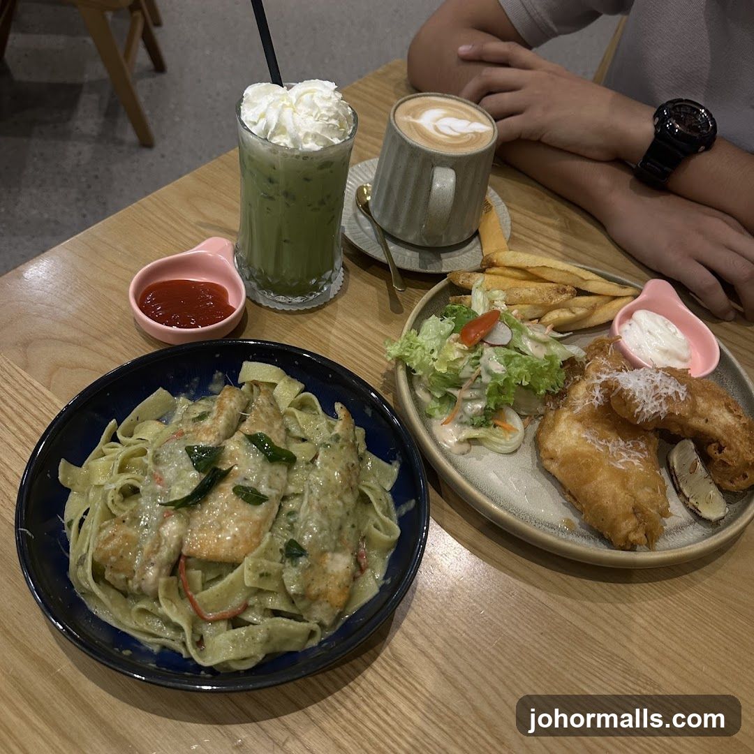 Table with Food and Drinks