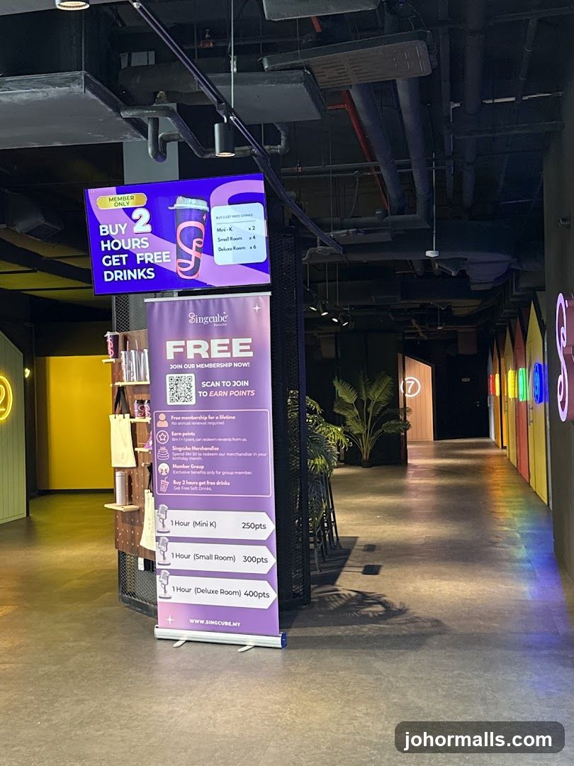 Singcube Interior Promotional Display
