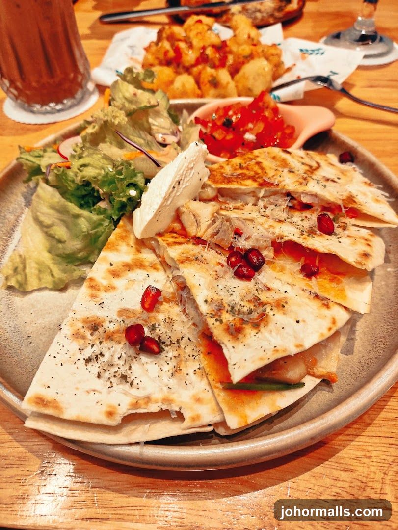 Food Plate on Wooden Table