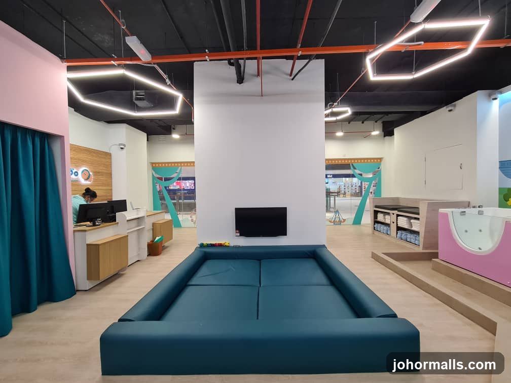 Interior of a children's play area