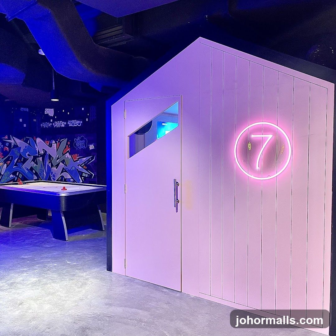 Indoor Gaming Room Entrance