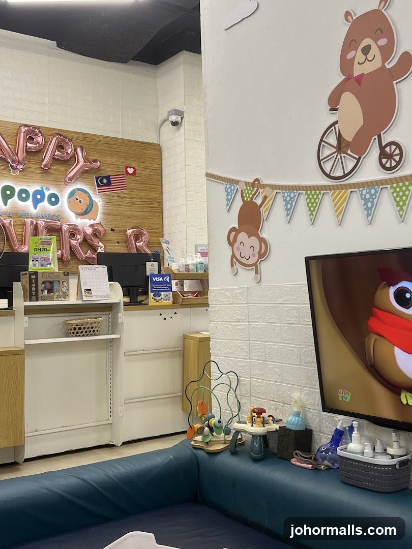Interior of a children's wellness center