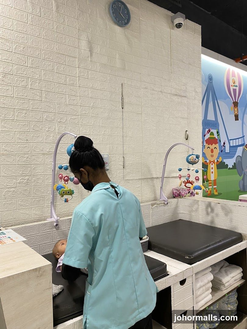 Baby care facility interior