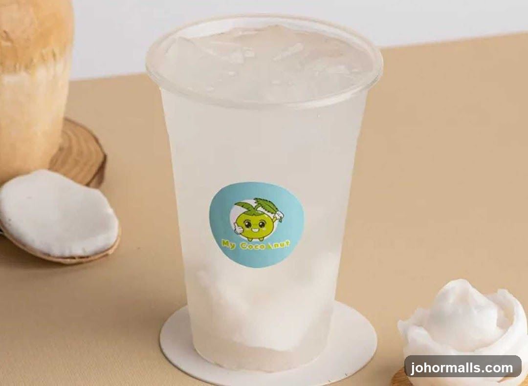 Coconut Drink Product Display