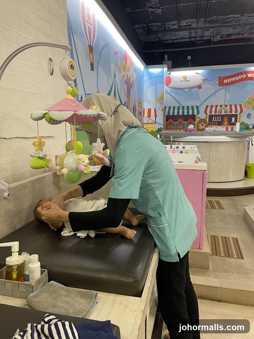 Baby care service interior