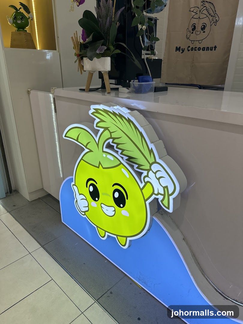 My Cocoanut Shop Interior Signage