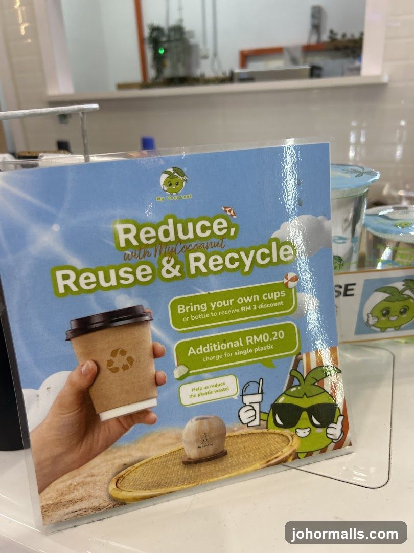 Promotional Poster at Counter