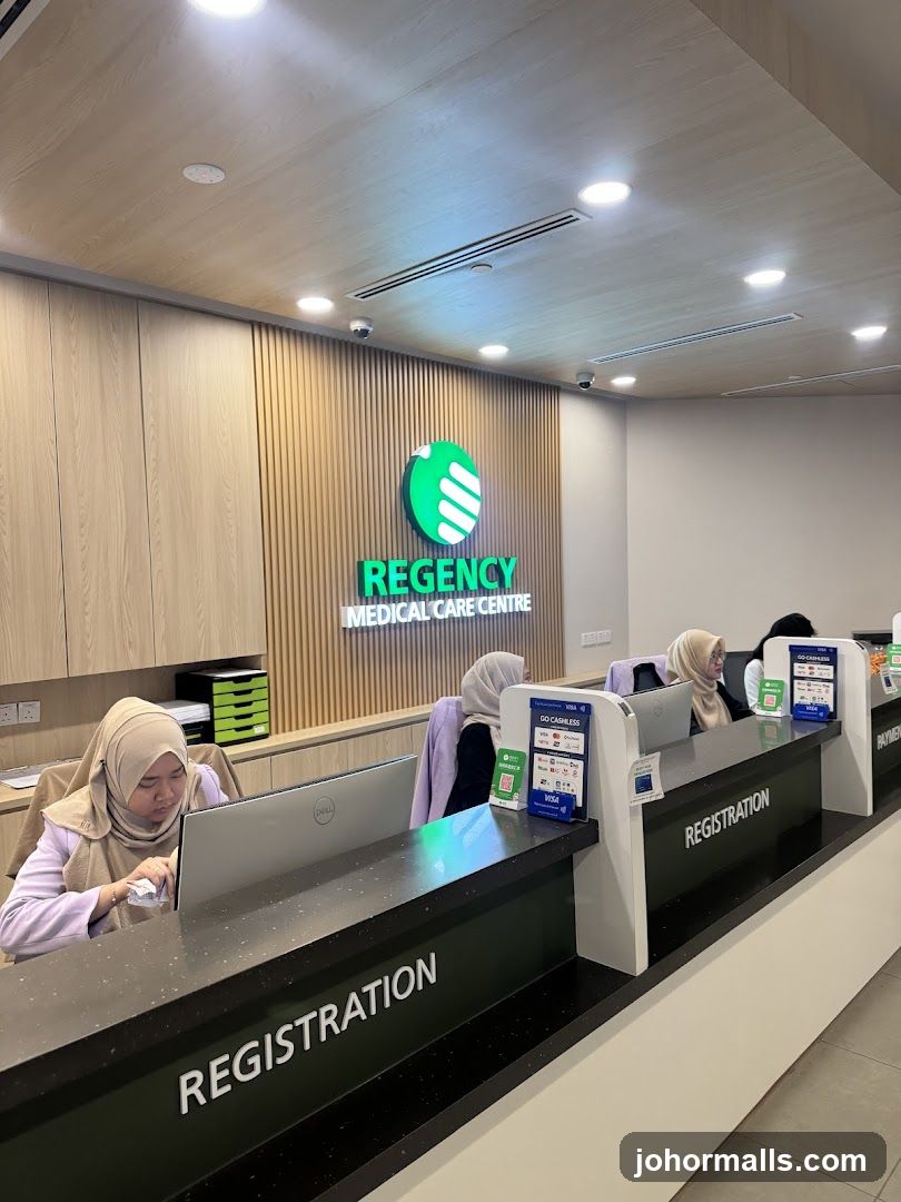 Regency Medical Care Centre Registration Desk
