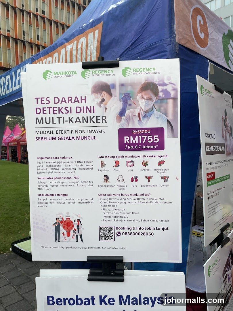 Promotional Poster for Multi-Cancer Blood Test