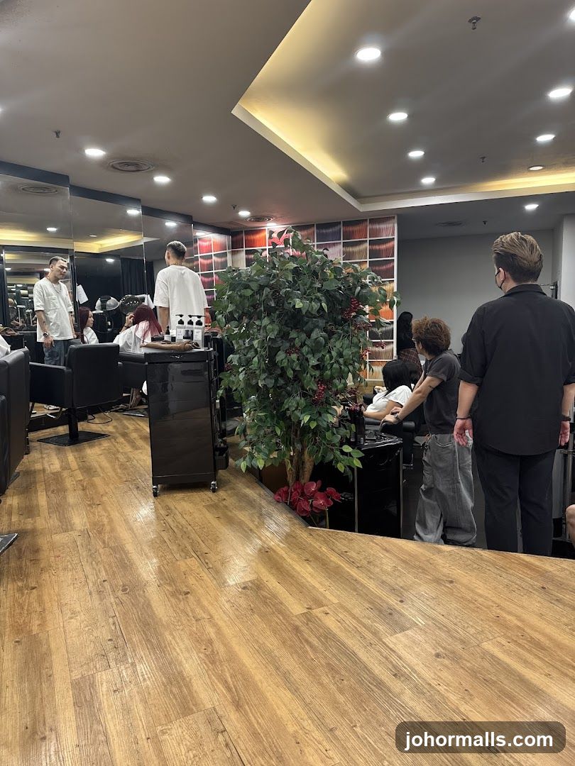 Interior of a hair salon