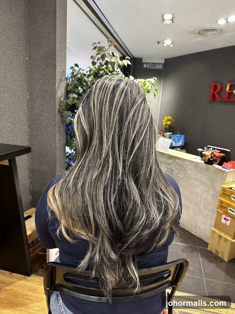 Interior of a salon