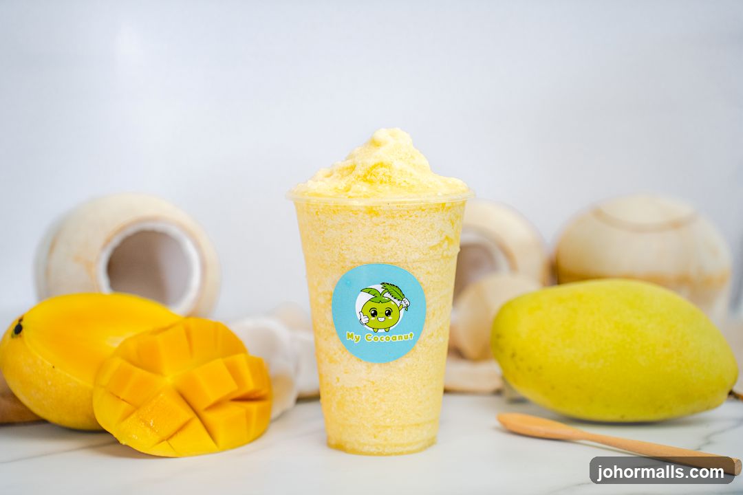 Mango Drink with Coconuts