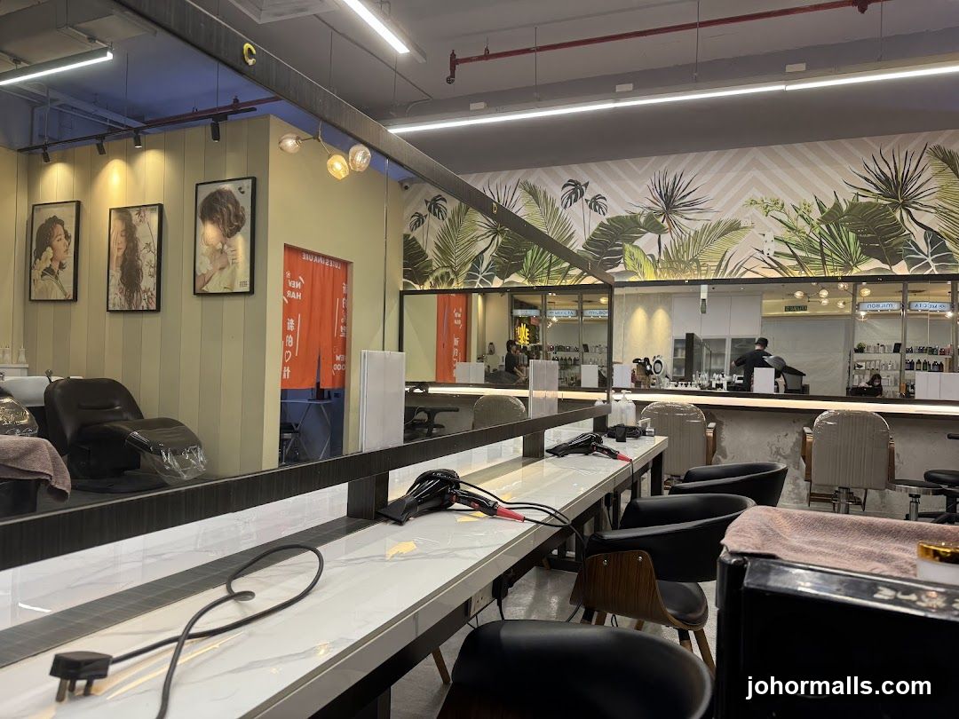 Interior of a hair salon