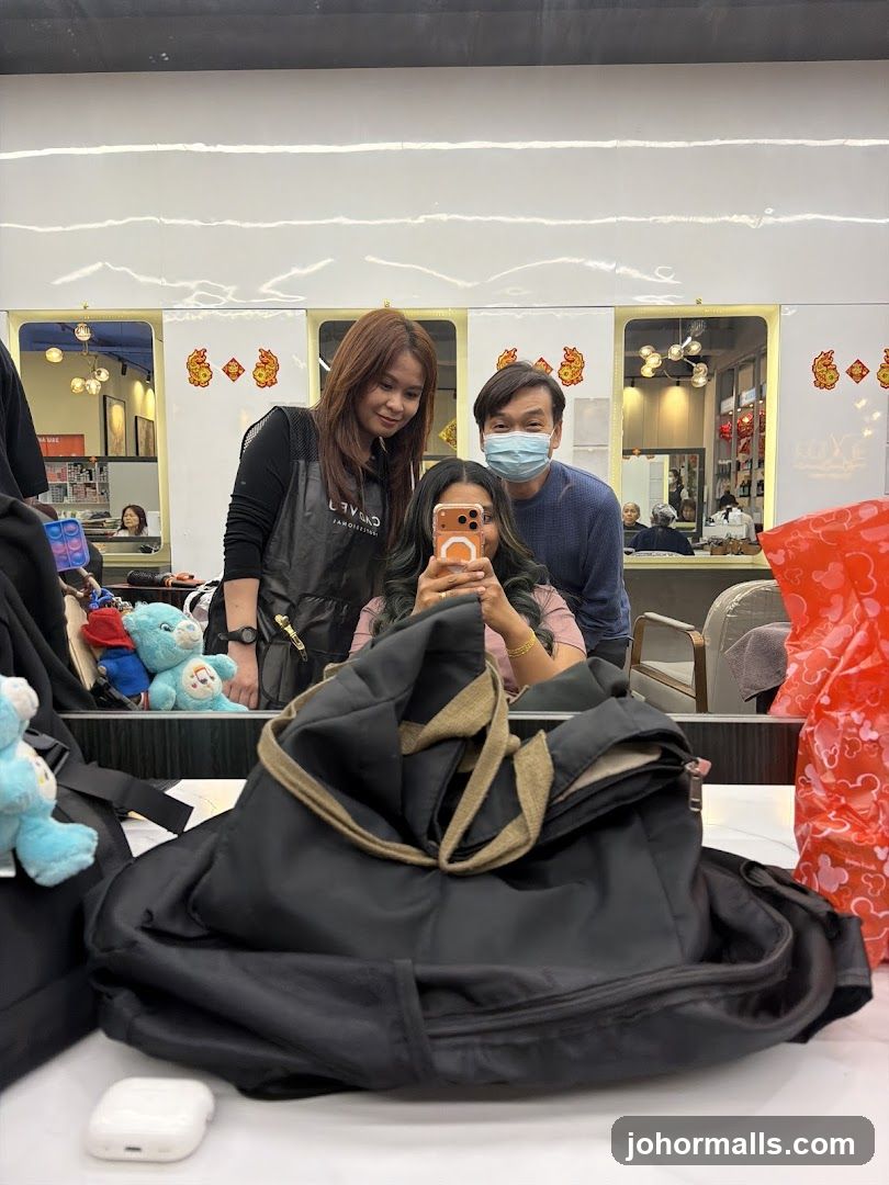 Interior of a salon