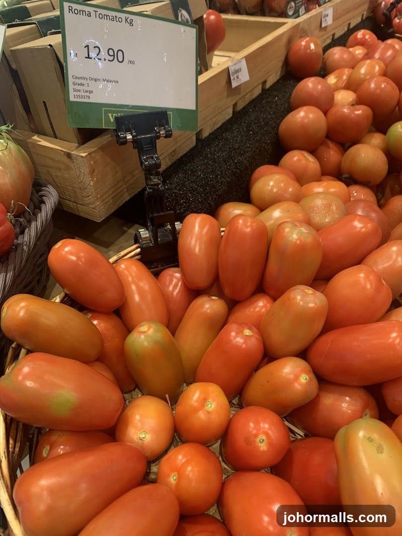 Roma Tomato Display
