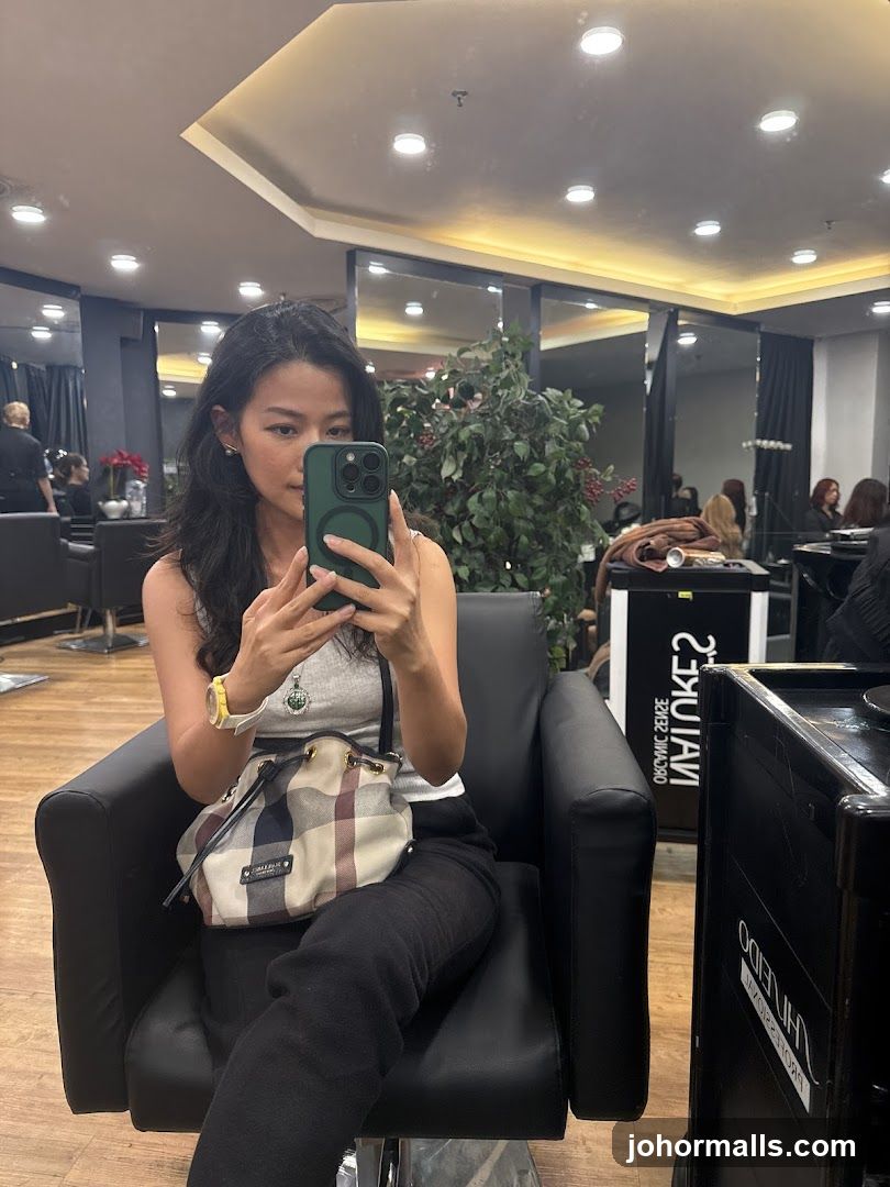 Interior of a salon