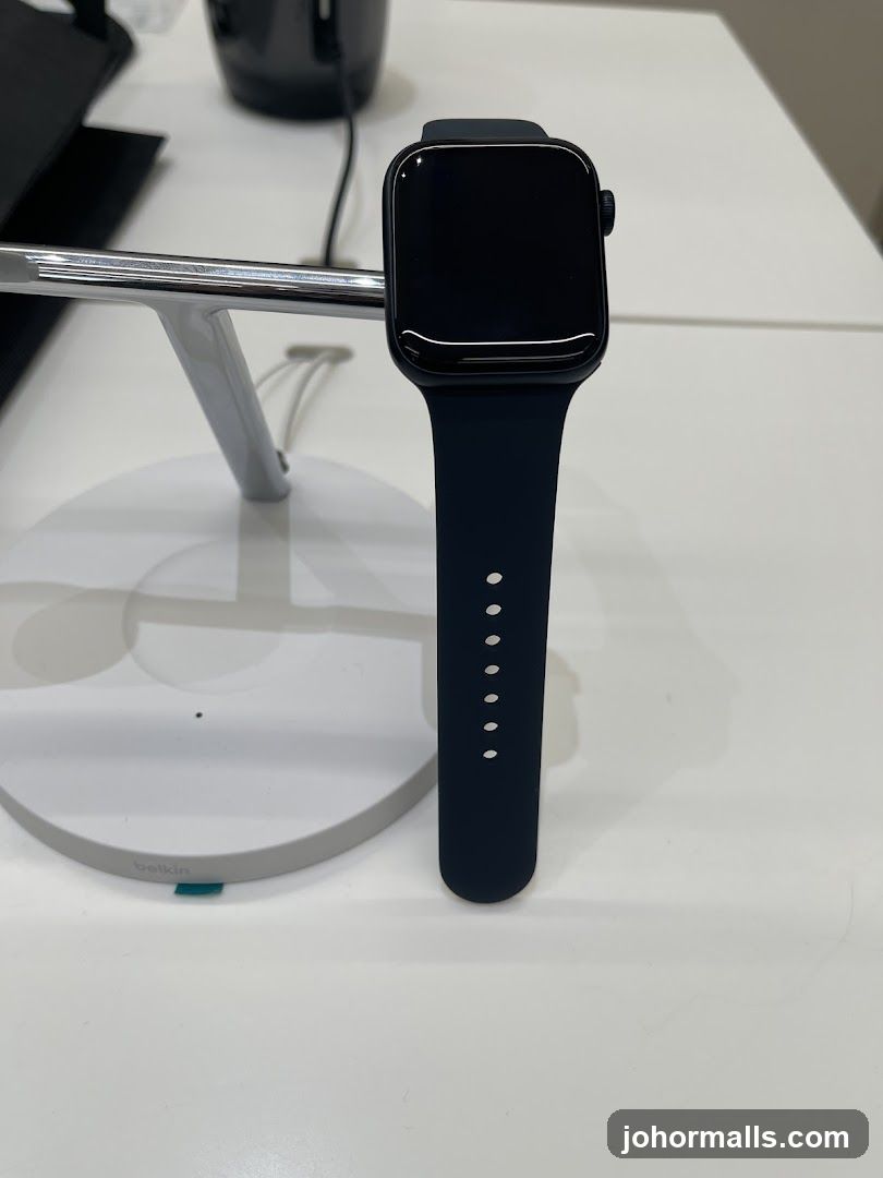 Apple Watch on Display Stand