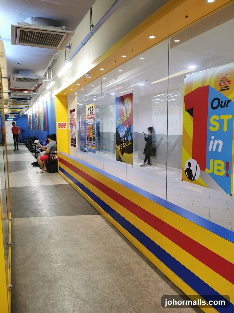 Interior Corridor with Promotional Displays