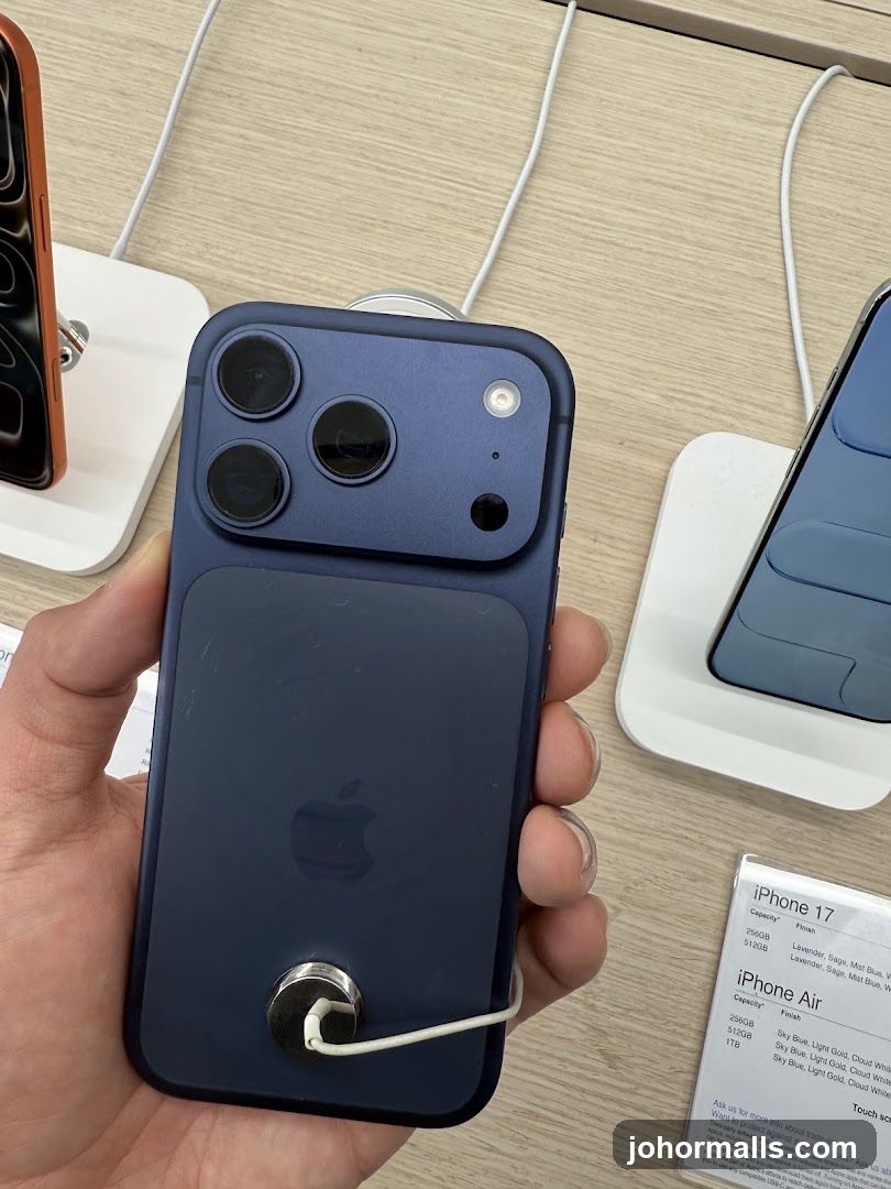 iPhone 17 Display in Store