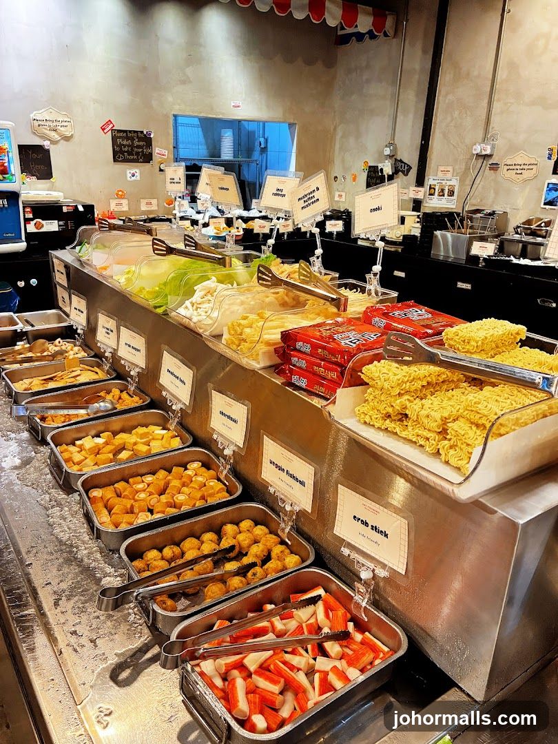 Food buffet display