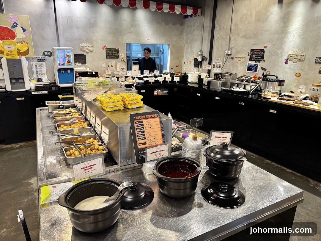 Restaurant Interior Buffet Area