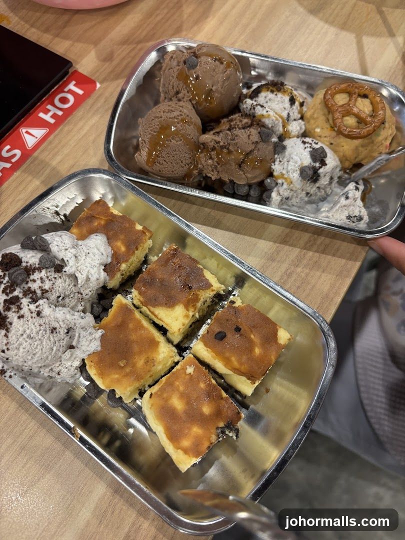 Dessert Plates on Wooden Table