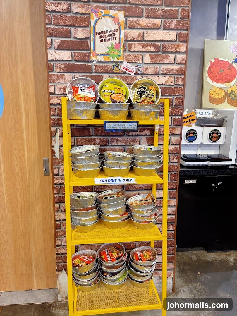 Ramen Display Area