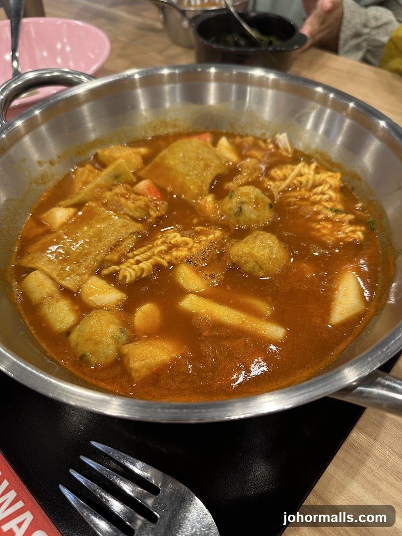 Food dish in metal pot