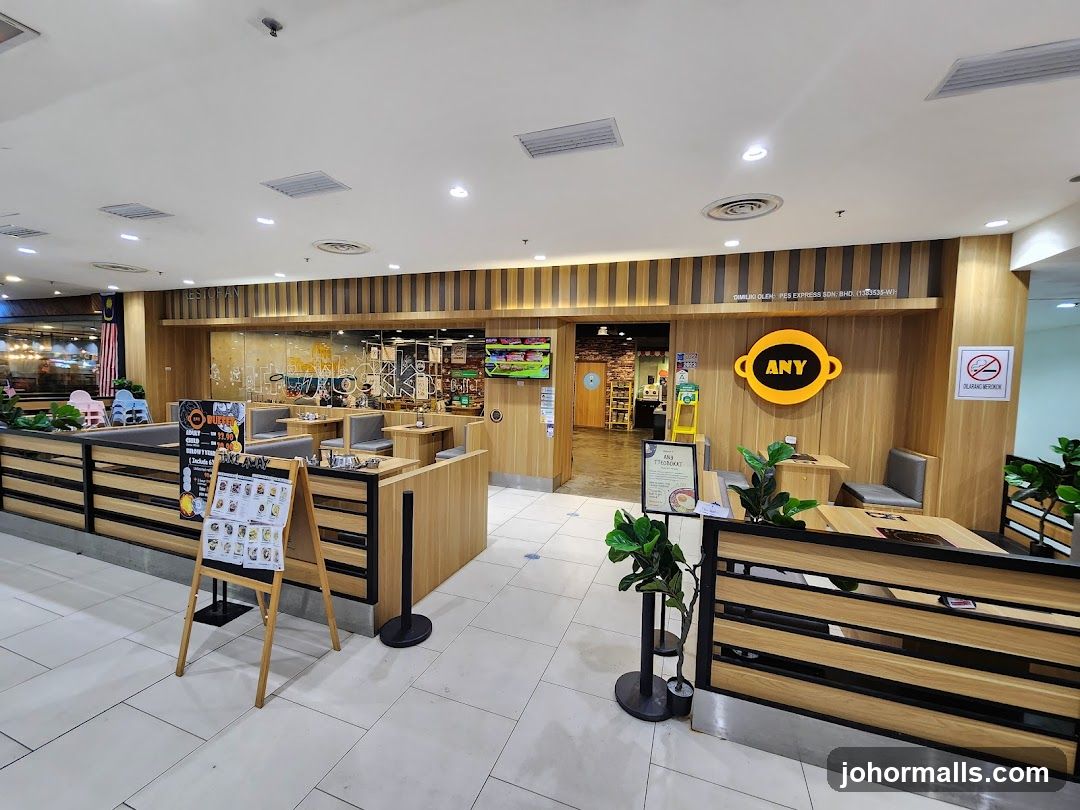 Interior of a food court