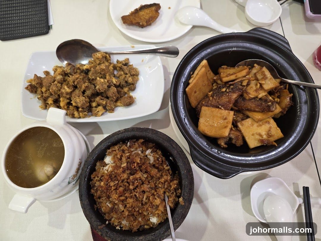 Dining Table with Chinese Cuisine