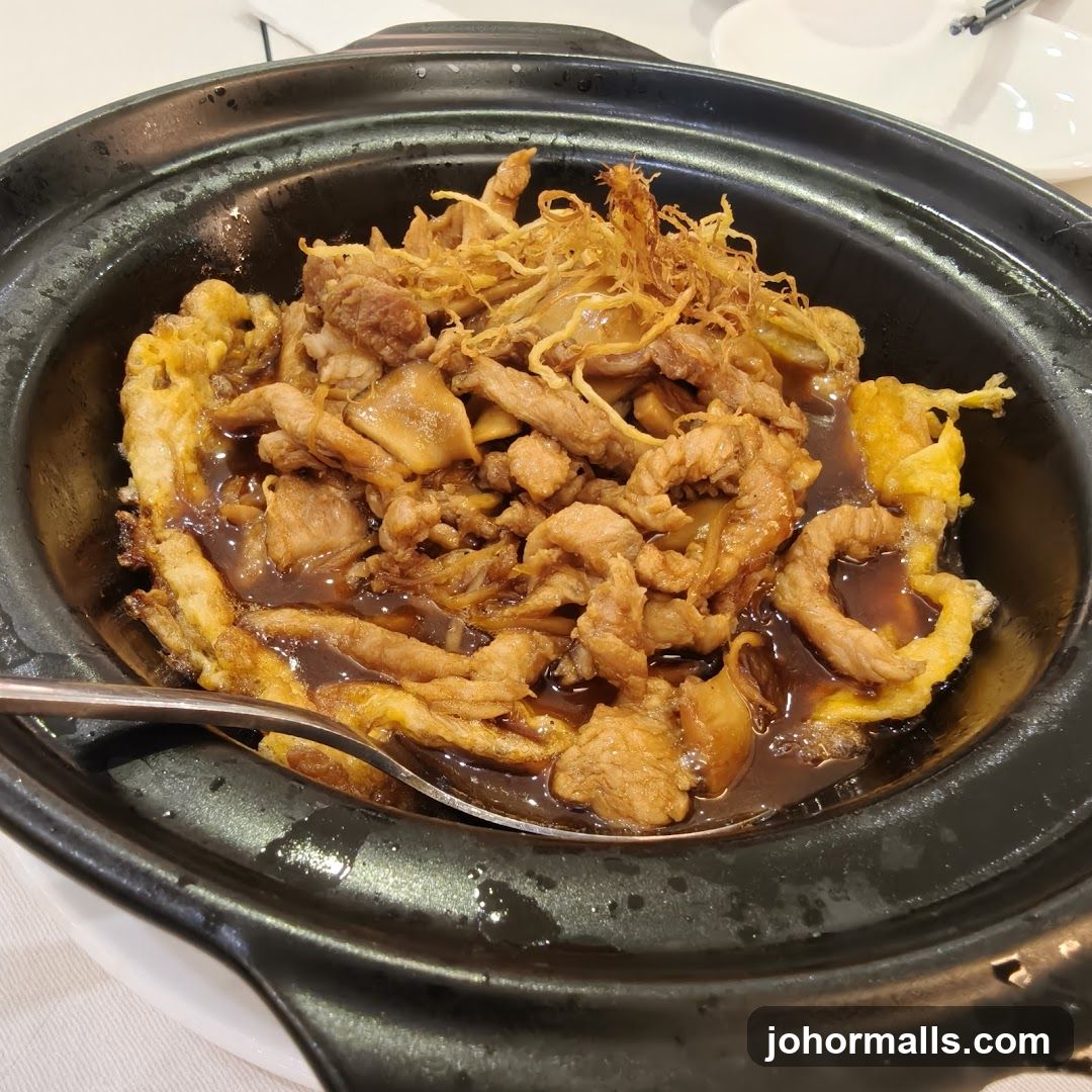 Food in a clay pot