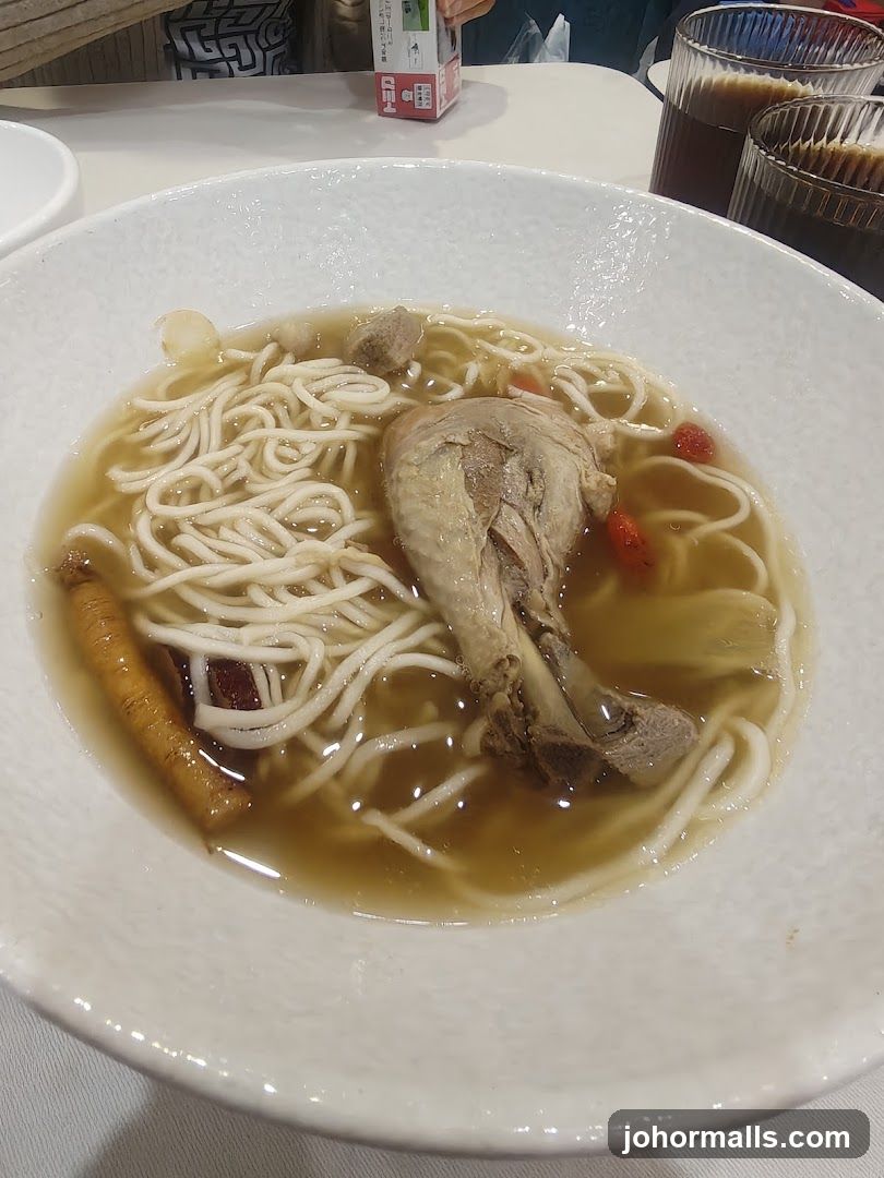 Noodle Soup with Duck Leg