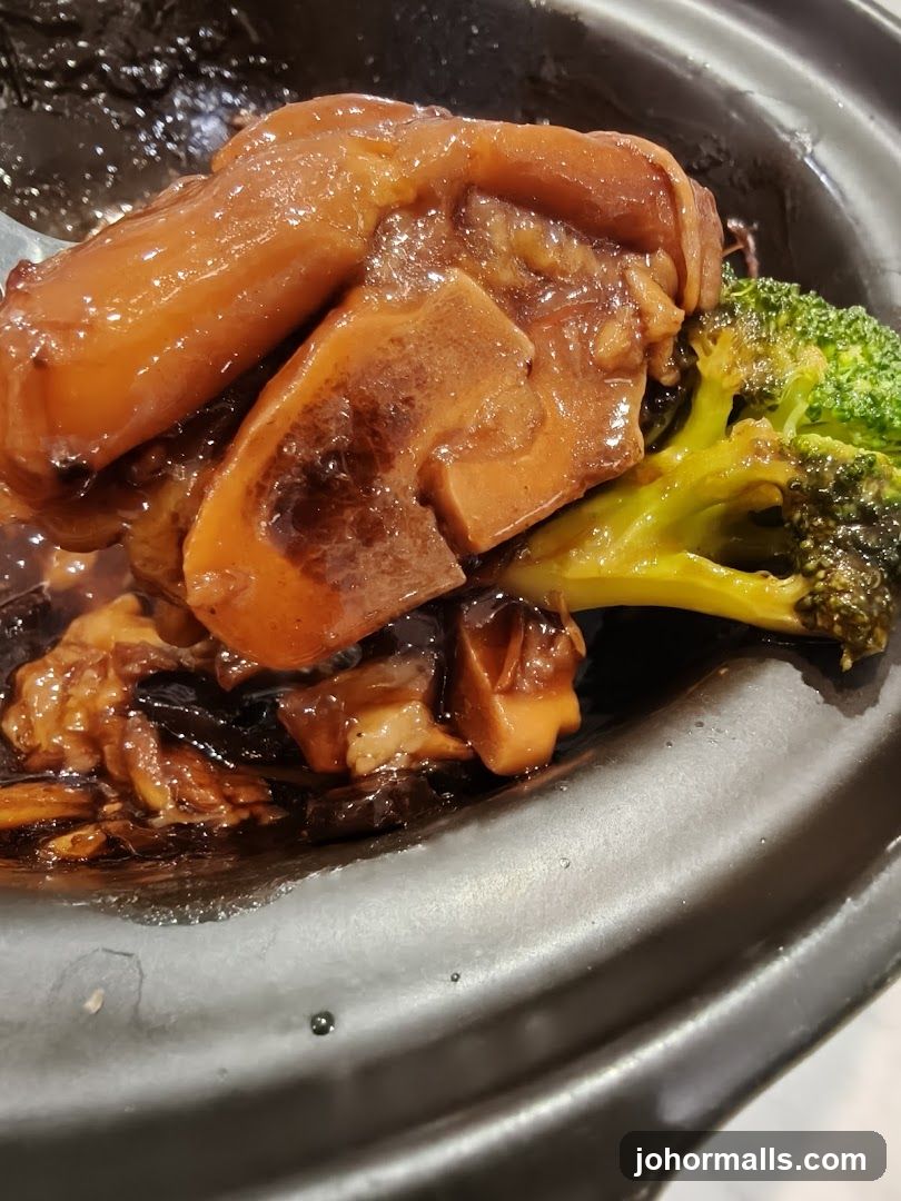 Close-up of a dish in a clay pot
