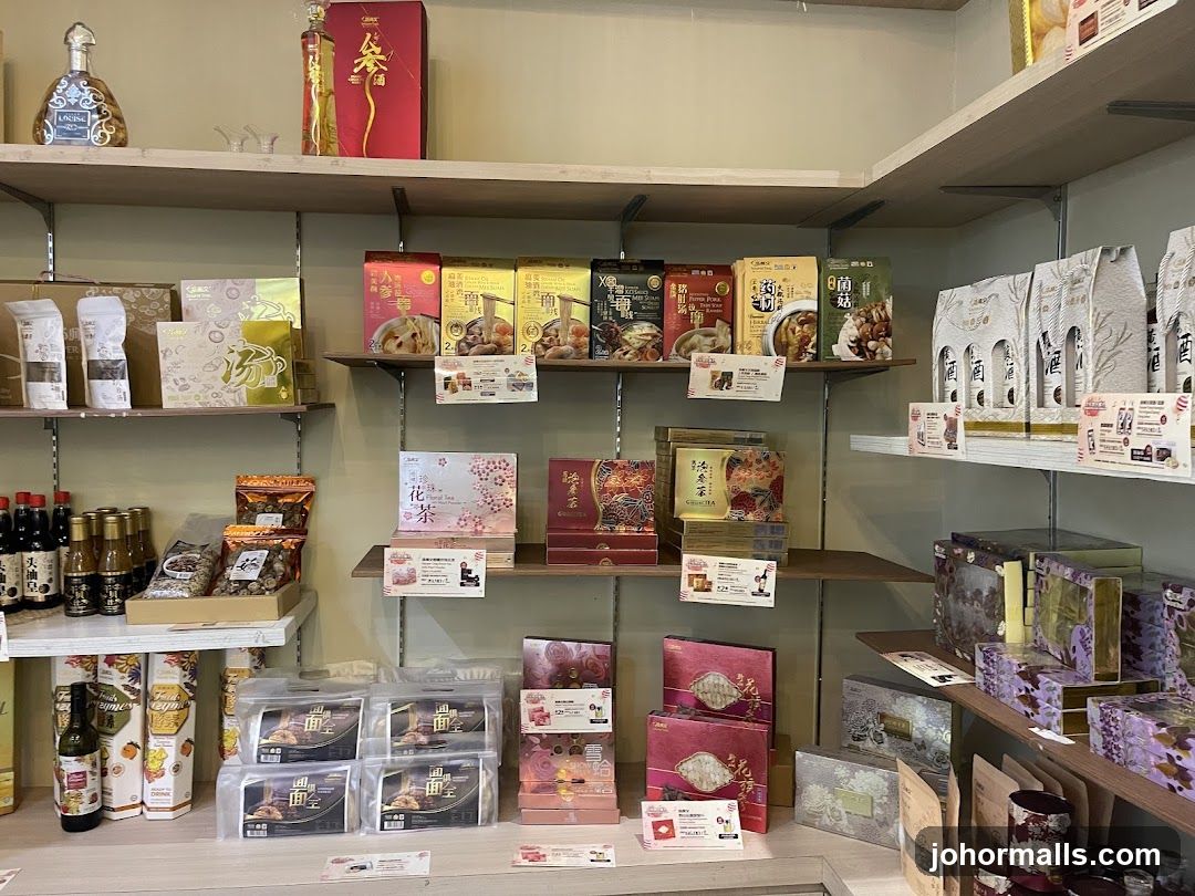 Interior of a gift or specialty food store