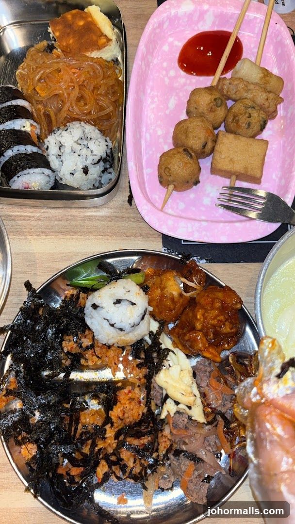 Food Spread on Table