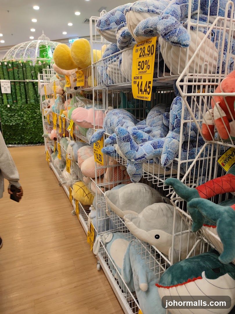 Store Interior with Plush Toys