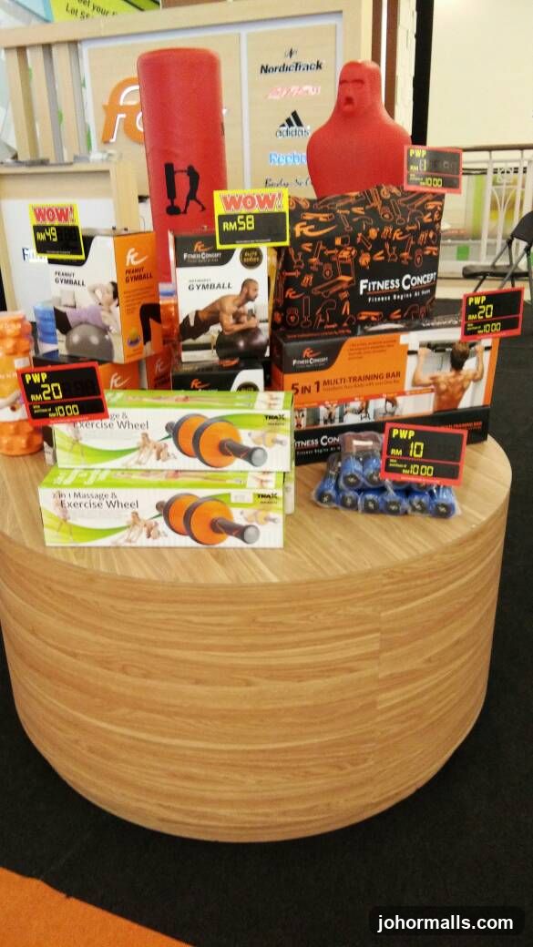 Fitness Equipment Display