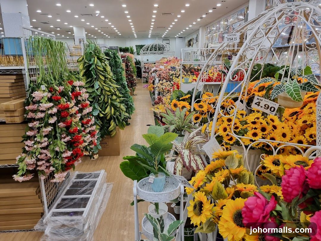 Interior of floral shop