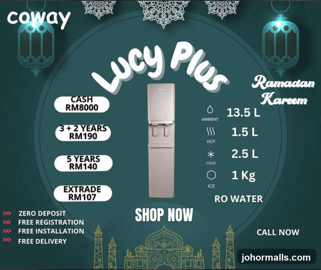 Coway Lucy Plus Water Dispenser Advertisement