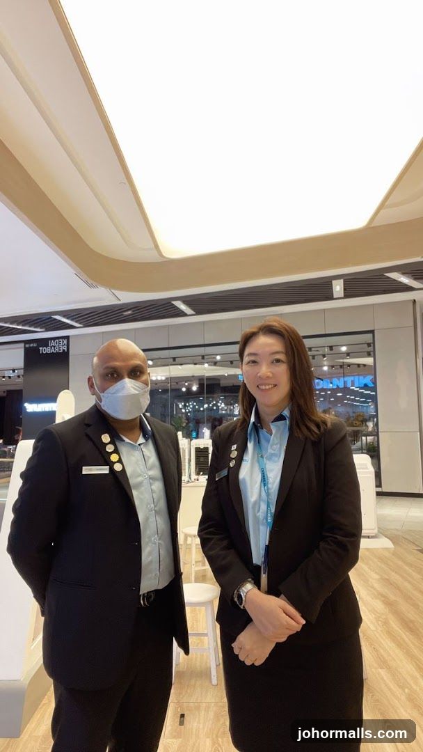 Staff in retail environment