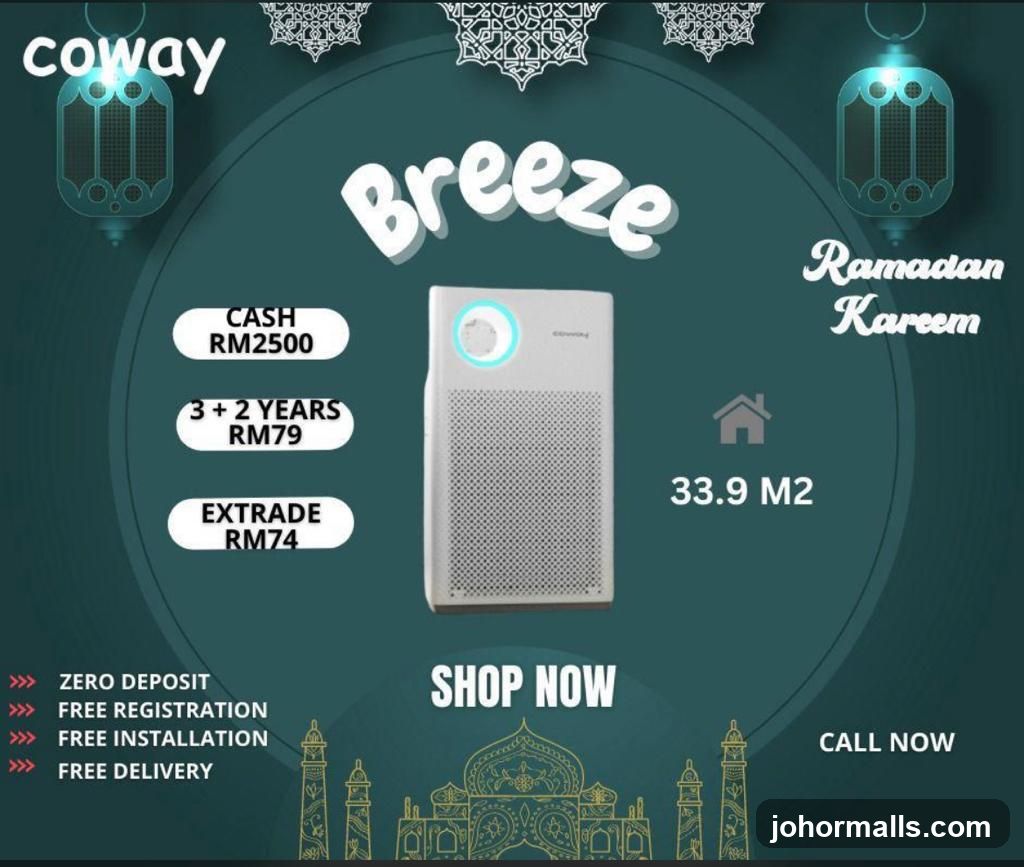 Coway Breeze Air Purifier Advertisement