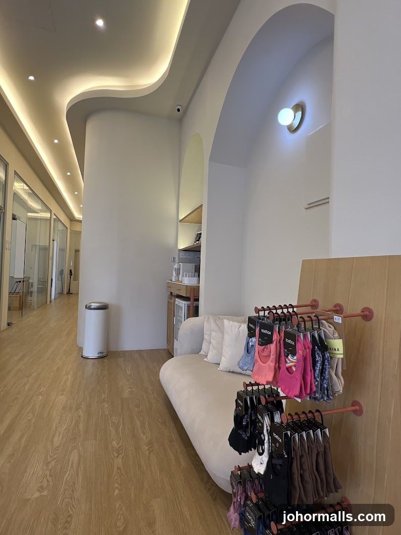 Interior of a retail space