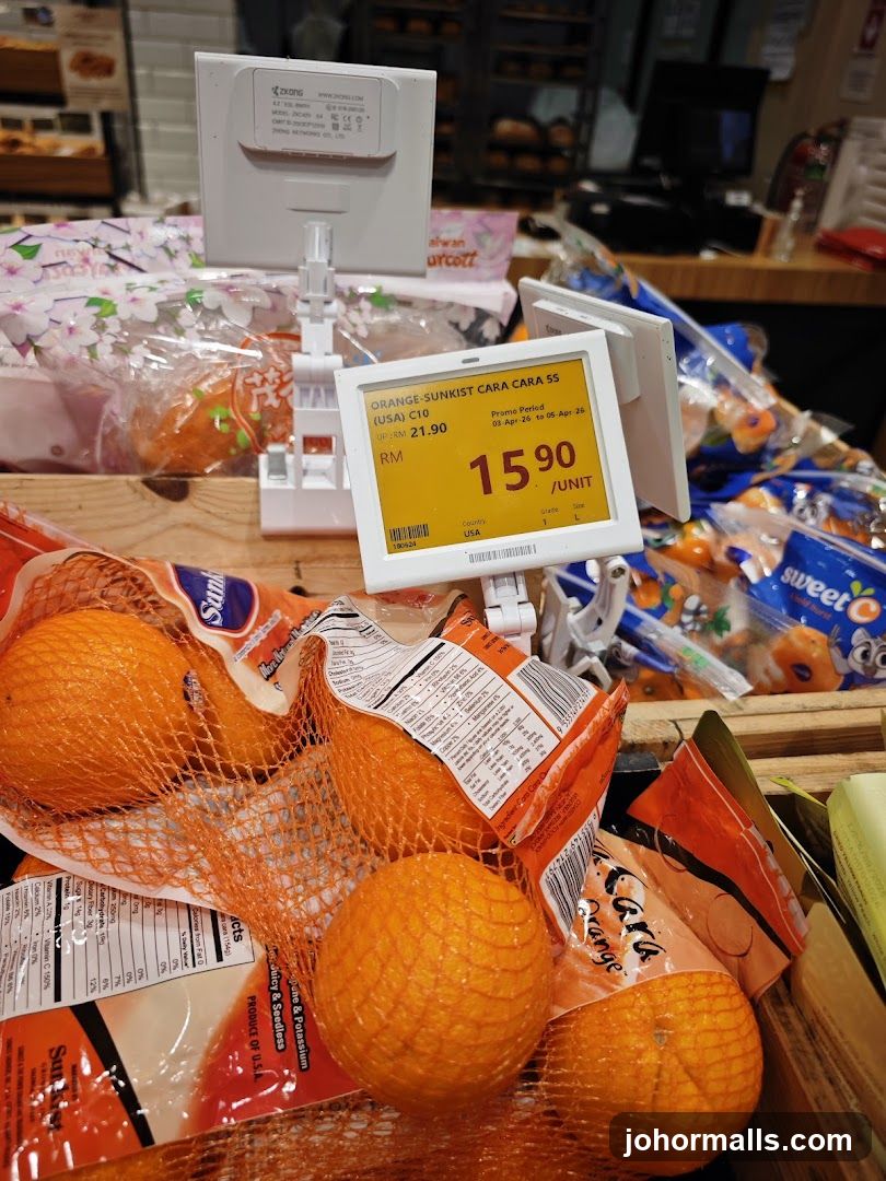 Fruit Display in Supermarket
