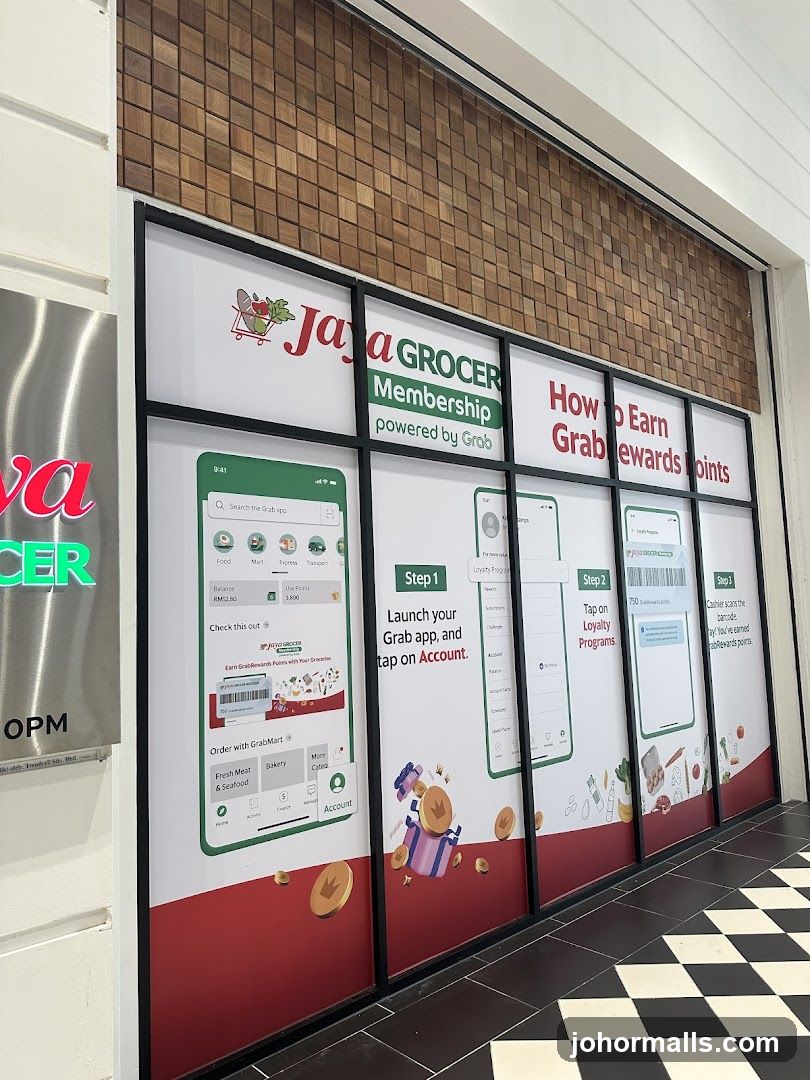 Jaya Grocer promotional display