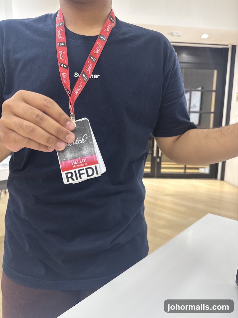 Employee ID Badge Display